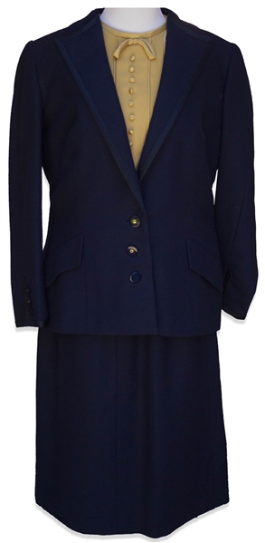 Margaret Thatcher Personally Owned Skirt Suit -- From the 1980s During Her Time as Prime Minister